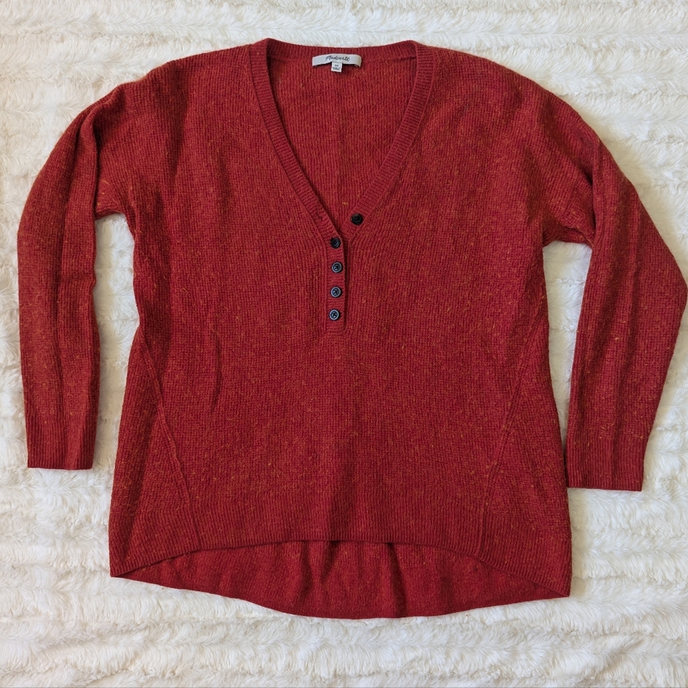 Madewell Red Knit Sweater